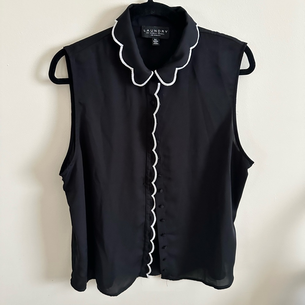 LAUNDRY by Shelli Segal (Nordstrom) Sleeveless Blouse